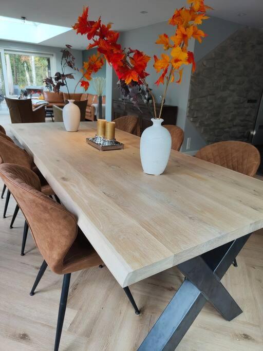 Kindvriendelijke Bungalow In Het Bos Bij Zwemmeer. Vilsteren Екстериор снимка